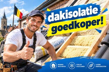 DAKISOLATIE PRIJZEN DEZE MAAND (max.49%) GOEDKOPER !, Nieuw
