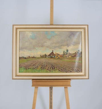 Nederlandse school (XX) - Akkerlandschap