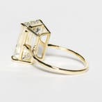 Zonder minimumprijs - Ring - 18 karaat Geel goud - 8.09ct., Handtassen en Accessoires, Ringen, Nieuw