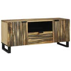 vidaXL TV Eenheden met lade Bruin 105 x 33 x 46 cm Bewerkt, Verzenden, Nieuw