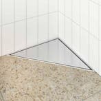vidaXL 2 in 1 driehoekige doucheafvoer Zilver 32 x 32 x 7,5, Doe-het-zelf en Bouw, Sanitair, Verzenden, Nieuw