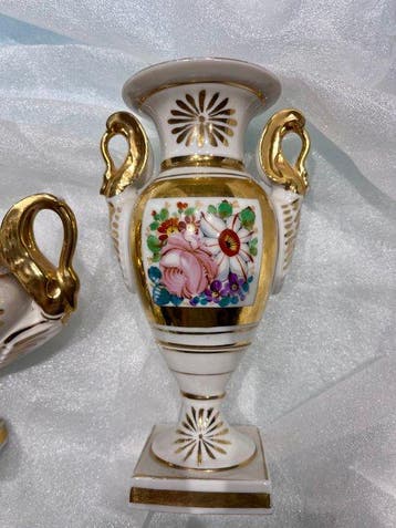 Vase (3) - Porcelaine - Garniture de cheminée, Antiquités & Art, Antiquités | Verre & Cristal