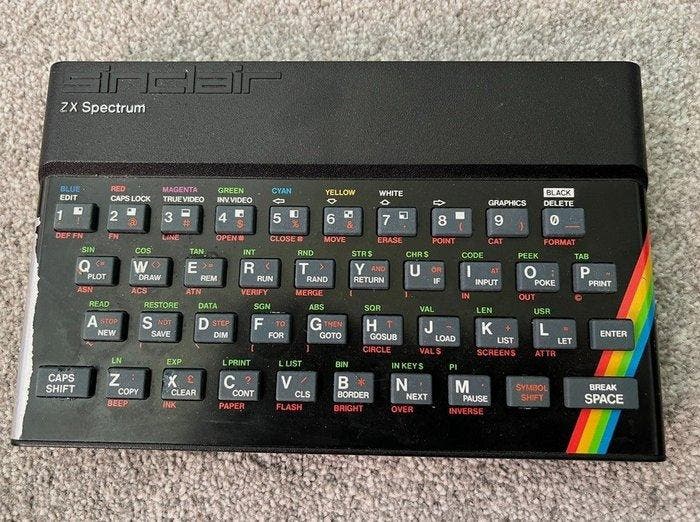 Sinclair ZX Spectrum with games - Computer - In originele, Games en Spelcomputers, Spelcomputers | Overige Accessoires