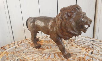Statue, Grote Leeuw 45cm - 25 cm - Bronze