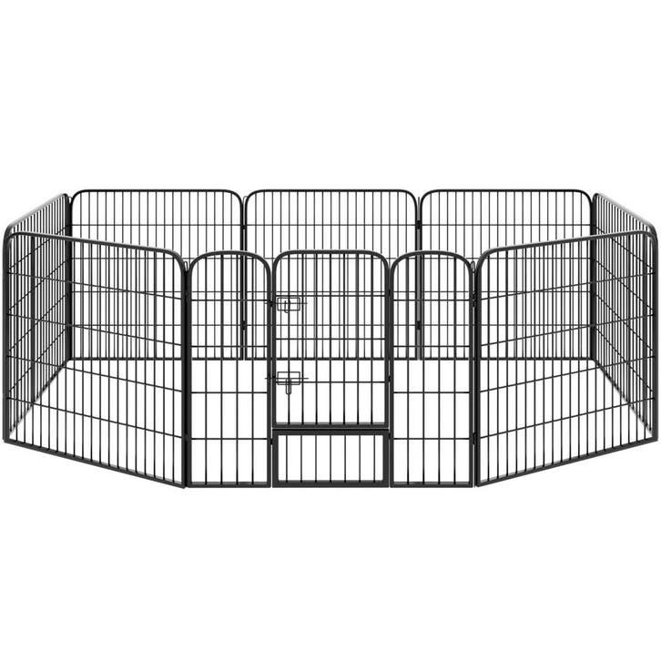 tectake Puppyren 8-hoekig - 80 cm, Animaux & Accessoires, Maisons pour chiens, Envoi