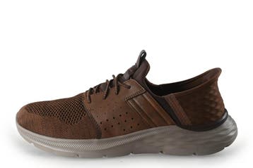Skechers Sneakers in maat 45 Bruin, Kleding | Heren, Schoenen, Bruin, Verzenden, Zo goed als nieuw, Skechers