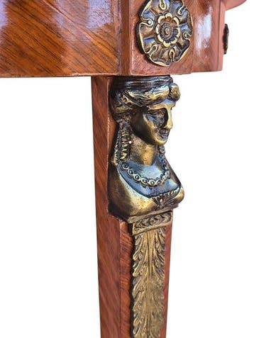 Gueridon (2) - Hout, Brons