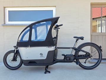 Bakfiets Carqon Cruise Unisex 500Wh* 76km!! * 10/2025 * !!, Ophalen, Huif, Zo goed als nieuw, 2 kinderen