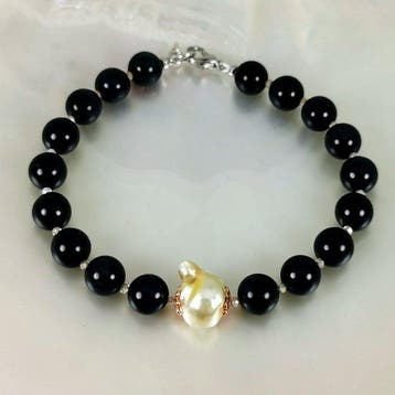 Zonder minimumprijs - Armband Zilver Parel - Gemengde, Nieuw