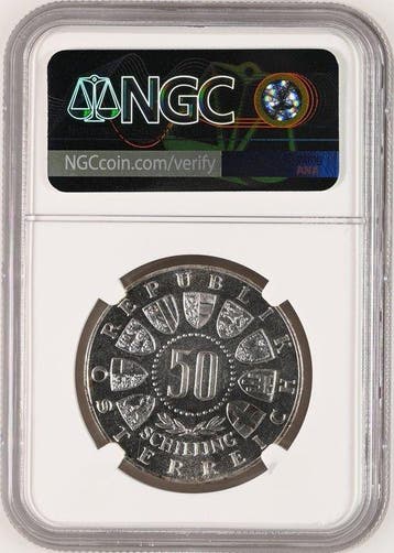 Oostenrijk. 50 Schilling 1963 - NGC PF66