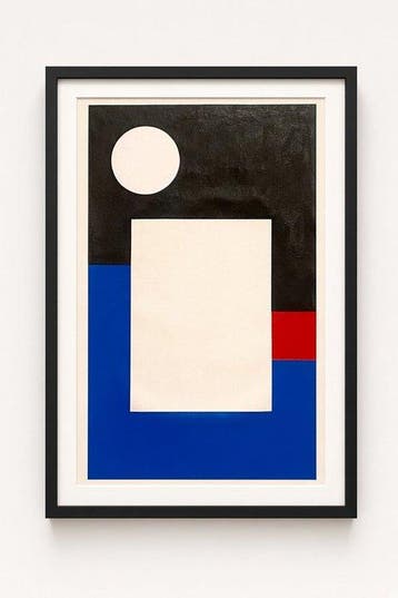 Albert Bonau - Lunar Construct I, Antiek en Kunst, Kunst | Schilderijen | Modern