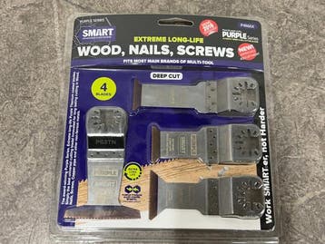 Veiling - Smart multitool-zaagbladenset 4-pack Purple, Bricolage & Construction