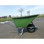 Brouette agricole 160 l avec châssis galvanisé à chaud et 1, Tuin en Terras