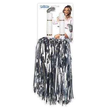 Zilveren Pompons Metallic, Verzenden, Nieuw