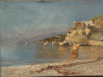 Antonio Ferrigno (1863-1940) - Marina di Maiori