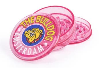 Bulldog Kruidengrinder Acryl  Roze, Verzenden