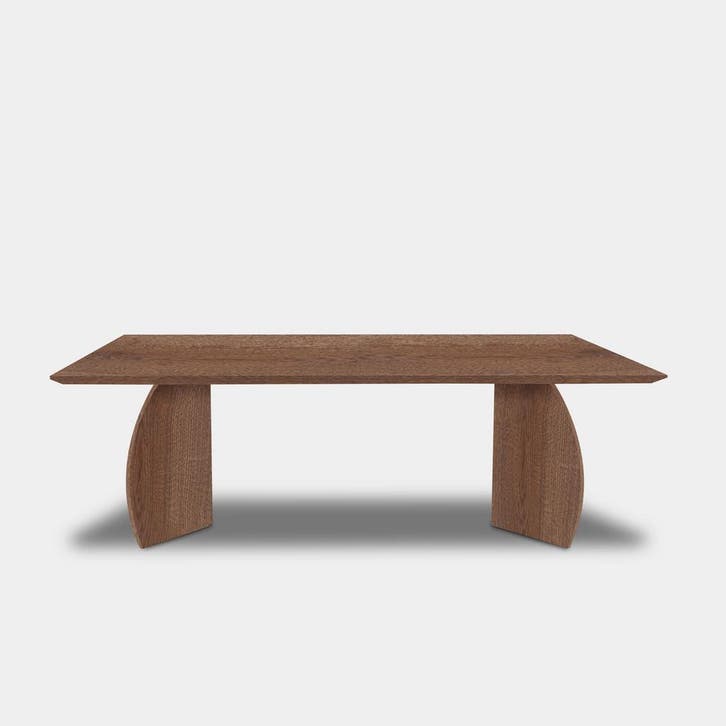 Tafel Rechthoekig Eikenhout  Driehoek  180x90, Huis en Inrichting, Tafels | Eettafels