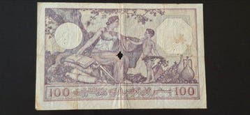 Algerije. - 100 Francs - 10/01/1929 - Pick 10a (Zonder, Postzegels en Munten