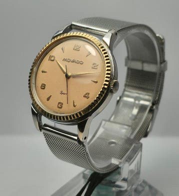 Movado - Cal. 261 (1950) François Borgel Fluted Bezel -, Bijoux, Sacs & Beauté