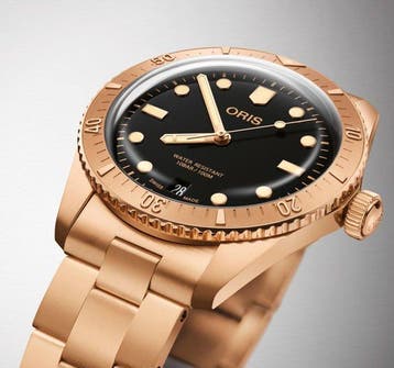 Oris - Divers Sixty-Five Cotton Candy Sepia - Full Bronze -, Bijoux, Sacs & Beauté
