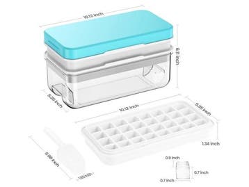 Veiling - Ice Cube Tray met deksel en bak, Gebruikt