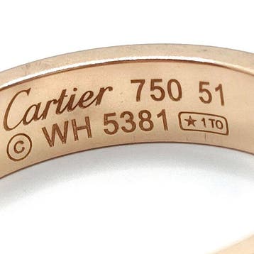 Cartier - Bague - 18 carats Or jaune - mini amour
