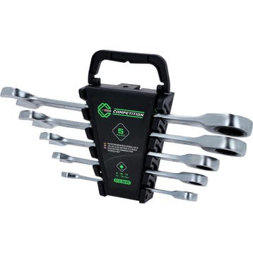 Competition Ratelringsteeksleutelset 8–19 mm 5-delig, Verzenden, Nieuw