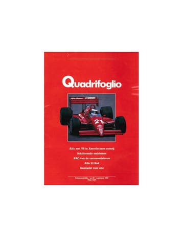 1989 ALFA ROMEO QUADRIFOGLIO MAGAZINE 27 NEDERLANDS