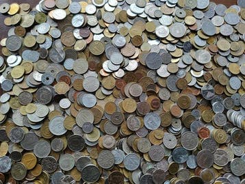 Wereld. Massive lot of approx +- 20 kilogram world coins!