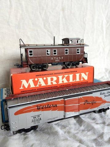 Märklin H0 - 4570/4571 - Modeltrein goederenwagon (2) -