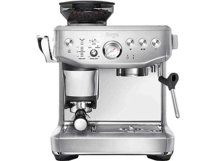 Sage - Semi automatische espressomachine - Inox, Elektronische apparatuur, Koffiezetapparaten, Nieuw, Stoompijpje, Verzenden