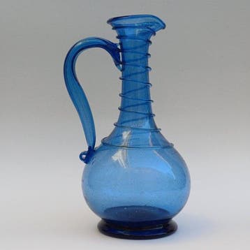 Kan - Glas - Blauw glazen Kan