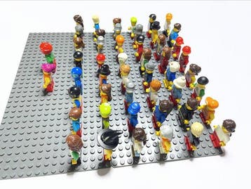 Lego Minifiguur - World City, City, Classic, Minifigures -, Nieuw