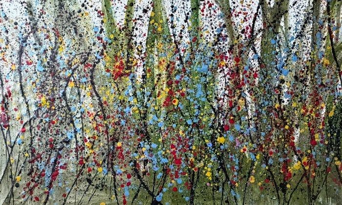 AT studio - Jardin d’amour vol.11-XXL, Antiek en Kunst, Kunst | Schilderijen | Modern