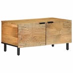 vidaXL Salontafel 80x50x40 cm massief mangohout bruin, Verzenden, Nieuw