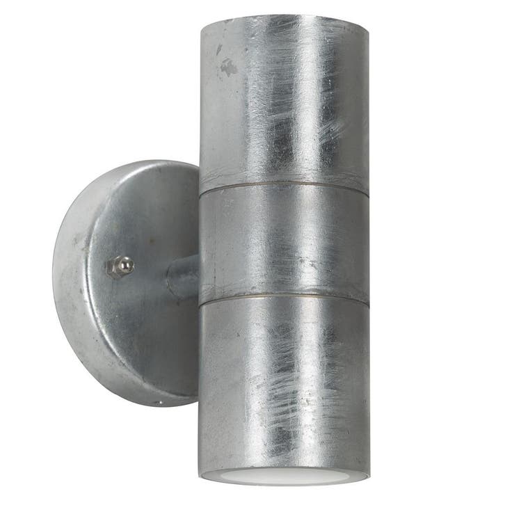 Wandverlichting modern Up en Down Muurlamp Zink met LED, Tuin en Terras, Buitenverlichting, Verzenden