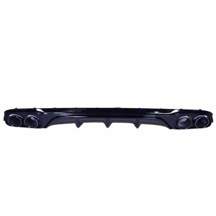 Diffuser voor mercedes e klasse w213 glanzend zwart ronde ui, Auto-onderdelen, Carrosserie, Nieuw