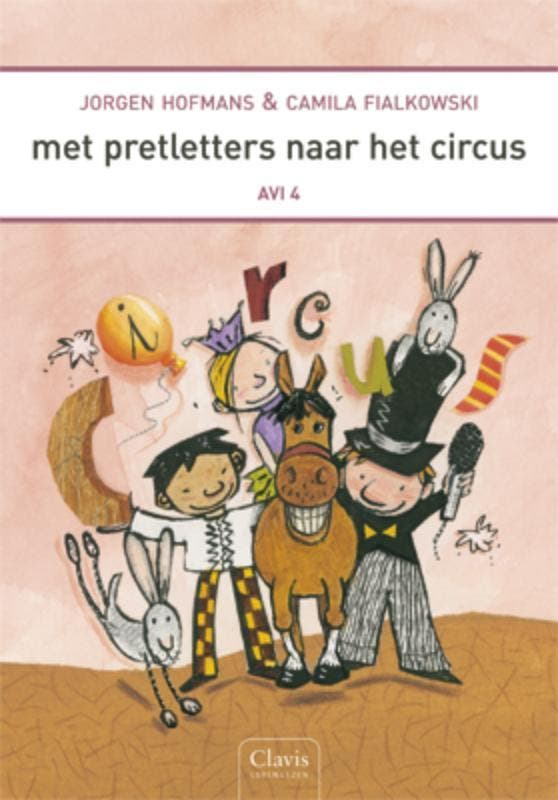 Met pretletters naar het circus / Clavis leren lezen, Boeken, Kinderboeken | Jeugd | onder 10 jaar, Gelezen, Verzenden