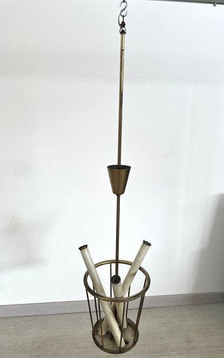 Lampe à suspendre - Métal, Antiquités & Art, Antiquités | Éclairage