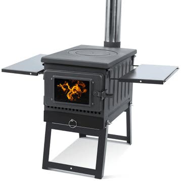ASH - Camping Stove met Grill, Tuin en Terras, Houtskoolbarbecues, Verzenden, Nieuw