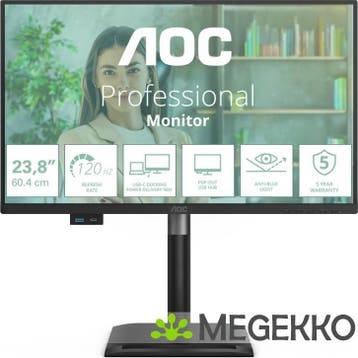 AOC Professional 24P4CV 23.8  Full HD 120Hz IPS Monitor, Verzenden, Nieuw