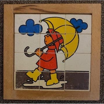 Educo Puzzel Kind onder de paraplu (12 stukjes), Verzenden, Nieuw