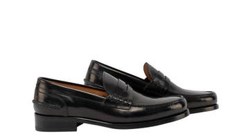 TESTONI - 6.5 UK - 40.5 IT - Trento Loafer Shoes Antique, Nieuw