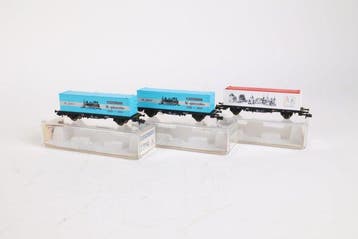 Fleischmann N - 8819, 998237 - Modeltrein goederenwagon (3), Nieuw