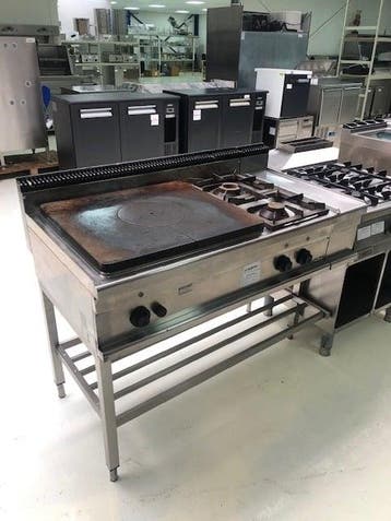 MBM 2 pits Gasfornuis + Gloei/Kookplaat Aardgas, Ophalen of Verzenden, Nieuw in verpakking