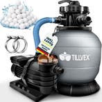tillvex® Zandfilterinstallatie zwembad met timer, 13.200 l/h, Verzenden