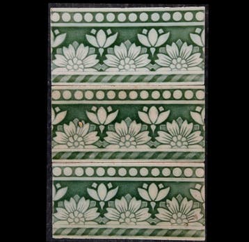 Jugendstil Carreau (3) - Villeroy & Boch - Art nouveau -, Antiek en Kunst