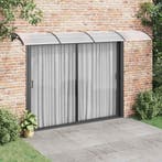vidaXL Deurluifel 400x75 cm polycarbonaat zwart en, Verzenden, Nieuw