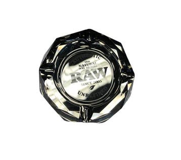 Raw Darkside Glass Ashtray, Verzamelen, Verzenden, Nieuw