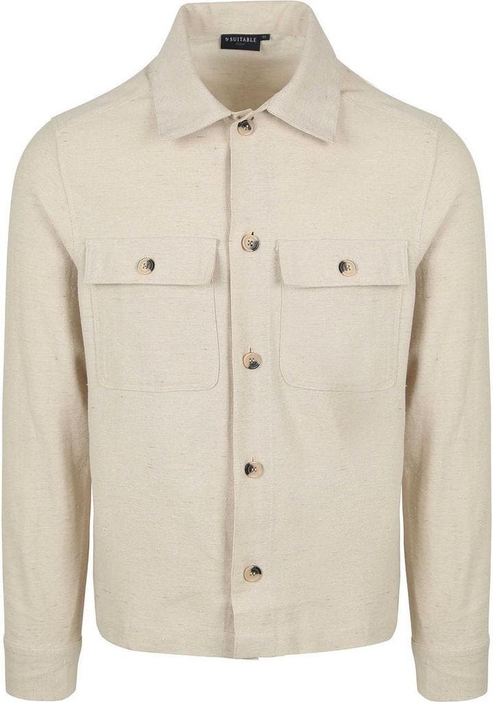 Suitable Drop Loop Overshirt Sand maat Maat 52/54 (L) Heren, Kleding | Heren, Truien en Vesten, Beige, Nieuw, Maat 52/54 (L), Verzenden